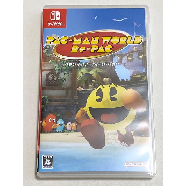 BANDAI NAMCO Entertainment(バンダイナムコエンターテインメント)のPAC-MAN WORLD Re-PAC（パックマンワールド リ・パック） Sw エンタメ/ホビーのゲームソフト/ゲーム機本体(家庭用ゲームソフト)の商品写真