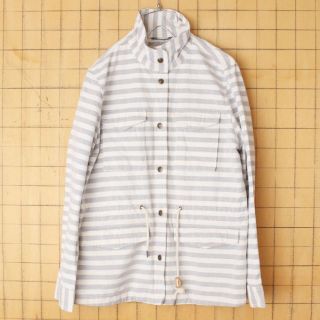 リーバイス(Levi's)のリーバイス ボーダー ジャケット レディースS ブルゾン グレー ss65(ブルゾン)