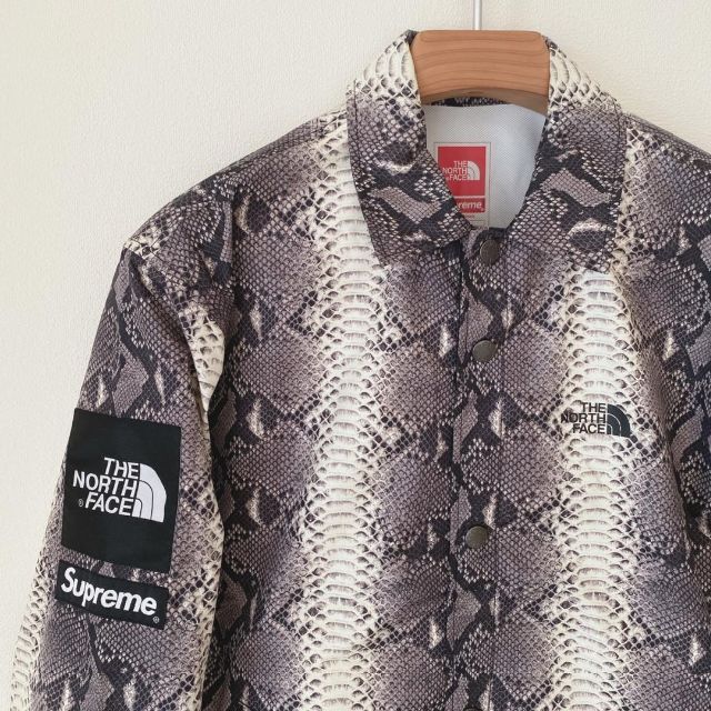 Supreme☆The North Face Snakeskinコーチジャケット