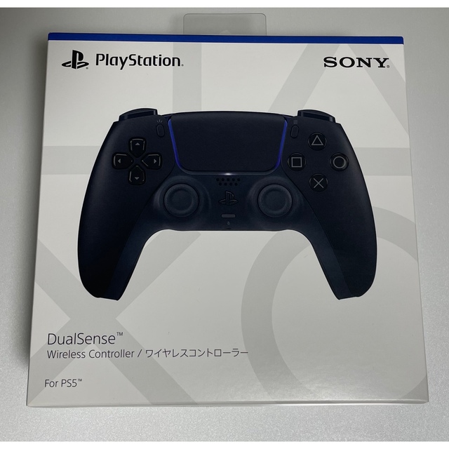 PlayStation(プレイステーション)のPlayStation5 コントローラー DualSense 黒 エンタメ/ホビーのゲームソフト/ゲーム機本体(その他)の商品写真