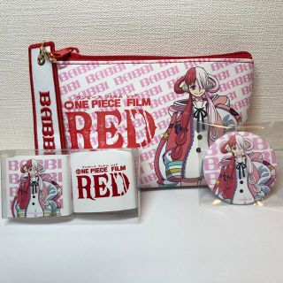 ワンピース　FILM RED ウタ　babbi  ポーチ　缶バッジ(バッジ/ピンバッジ)