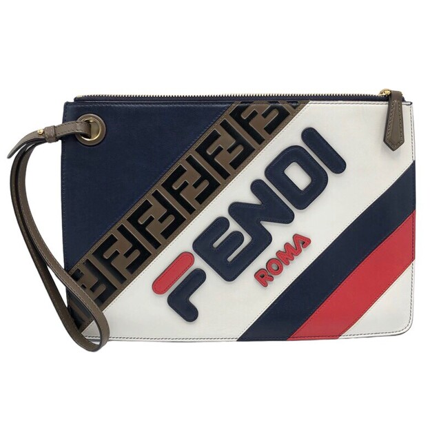 正式的 FENDI - フェンディ FENDI FILAコラボ フラットクラッチバッグ