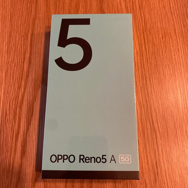 オッポOPPO Reno5 A eSIM A103OP アイスブルー　ワイモバイル