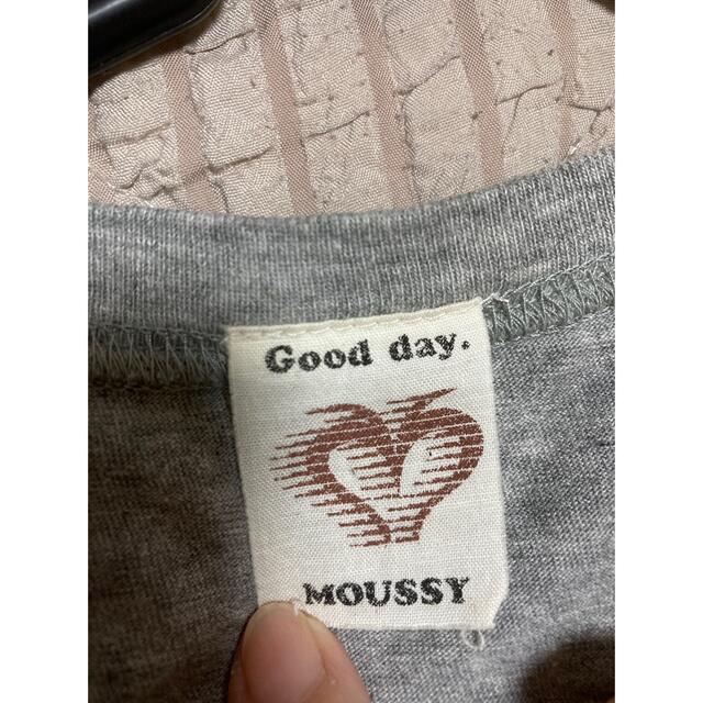 AZUL by moussy(アズールバイマウジー)のmoussy ミッキーマウス　スパンコールTシャツ レディースのトップス(Tシャツ(半袖/袖なし))の商品写真