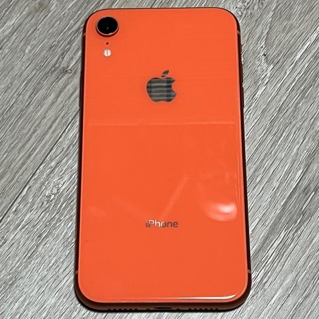 バッテリー最大容量86%iPhone XR 64GB コーラル docomo