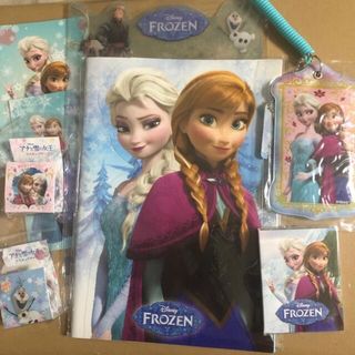 ディズニー(Disney)の新品　アナ雪　文具9点セット(その他)