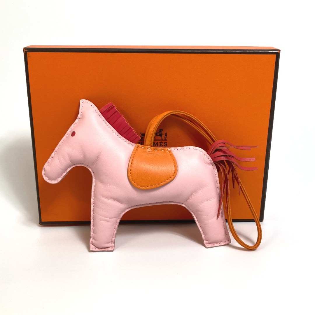 HERMES エルメス ロデオ バッグチャーム ピンク ホワイト 馬 HERMES エルメス ロデオ バッグチャーム ピンク ホワイト 馬