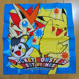 ポケモン(ポケモン)のPOCKET MONSTERS BEST WISHES ポケモン ハンカチ(キャラクターグッズ)