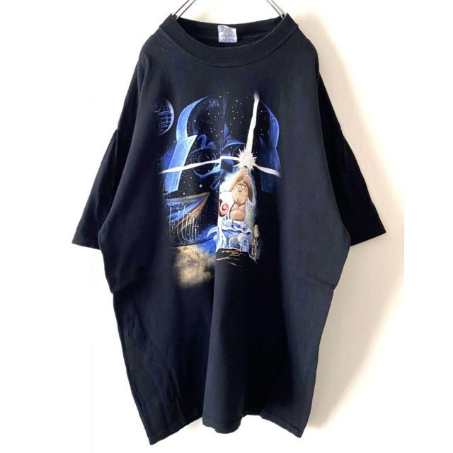 JERZEES(ジャージーズ)のジャージーズ ブルーハーベスト Tシャツ ブラック 黒色 XL 古着 メンズのトップス(Tシャツ/カットソー(半袖/袖なし))の商品写真