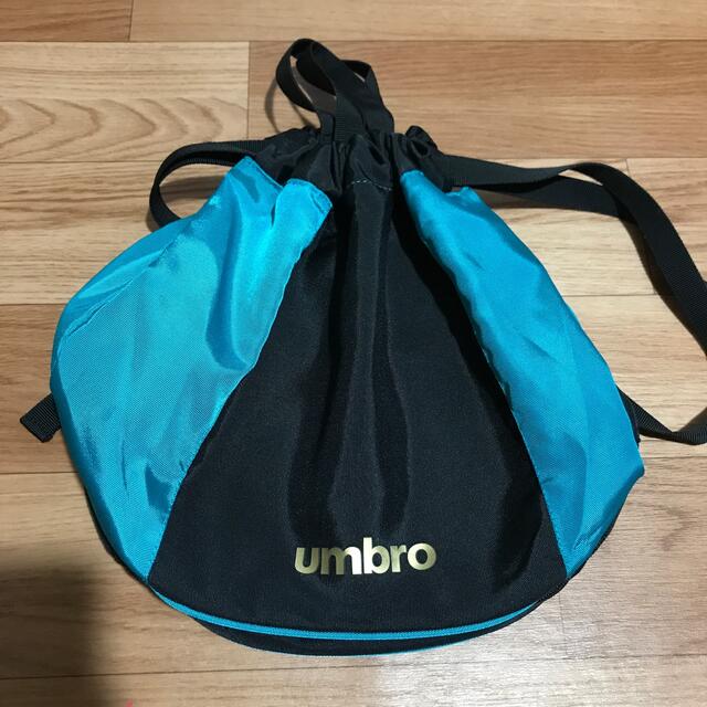UMBRO(アンブロ)のリュック☆美品☆一度使用しただけです。ブルー☆習い事や、学校のサブバッグにも☆ キッズ/ベビー/マタニティのこども用バッグ(リュックサック)の商品写真