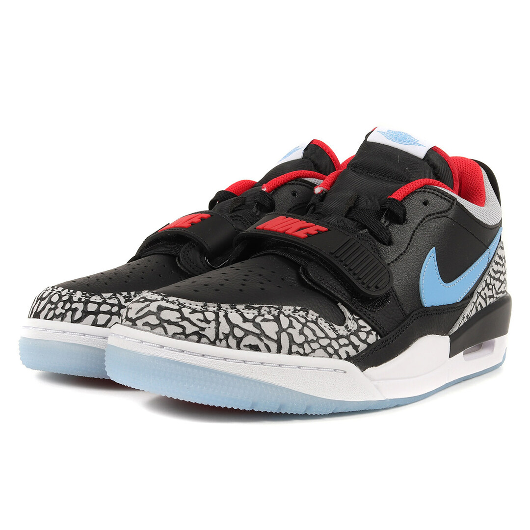 NIKE ナイキ AIR JORDAN LEGACY 312 LOW CHICAGO FLAG (CD7069-004) エアジョーダン レガシー 312 ロー ブラック ウルフグレー US9(27cm) スニーカー 【メンズ】【R001】