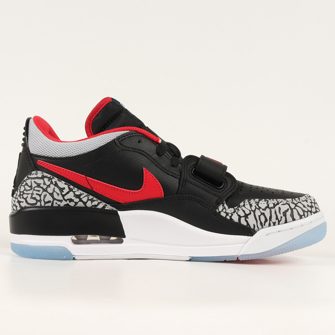 NIKE ナイキ AIR JORDAN LEGACY 312 LOW CHICAGO FLAG (CD7069-004) エアジョーダン レガシー 312 ロー ブラック ウルフグレー US9(27cm) スニーカー 【メンズ】【R001】