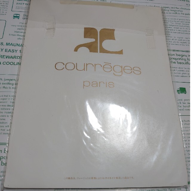 Courreges(クレージュ)の新品・未使用・courreges・ワンポイントストッキング レディースのレッグウェア(タイツ/ストッキング)の商品写真