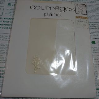 クレージュ(Courreges)の新品・未使用・courreges・ワンポイントストッキング(タイツ/ストッキング)