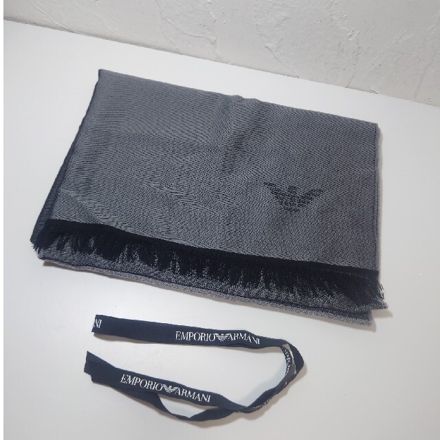 EMPORIO ARMANI 羊毛 マフラー ストール エンポリオ アルマーニ - マフラー