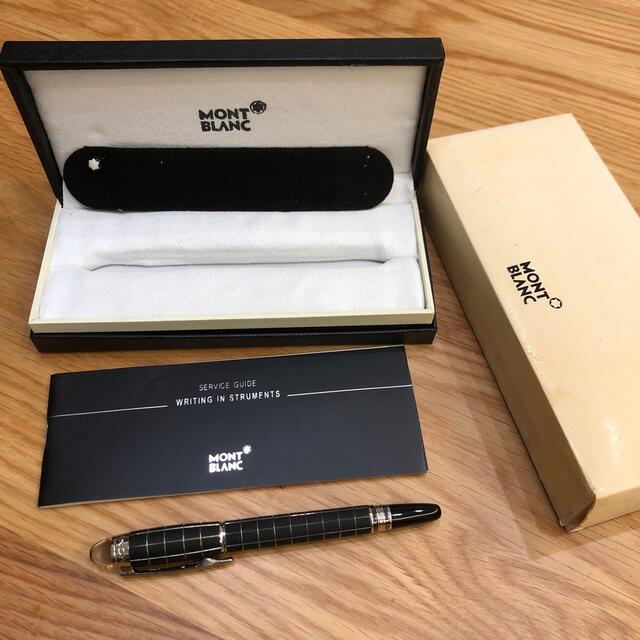 美品。MONTBLANC モンブラン ボールペン ブラックシルバーチェック レビュー高評価の商品！ 8160円 