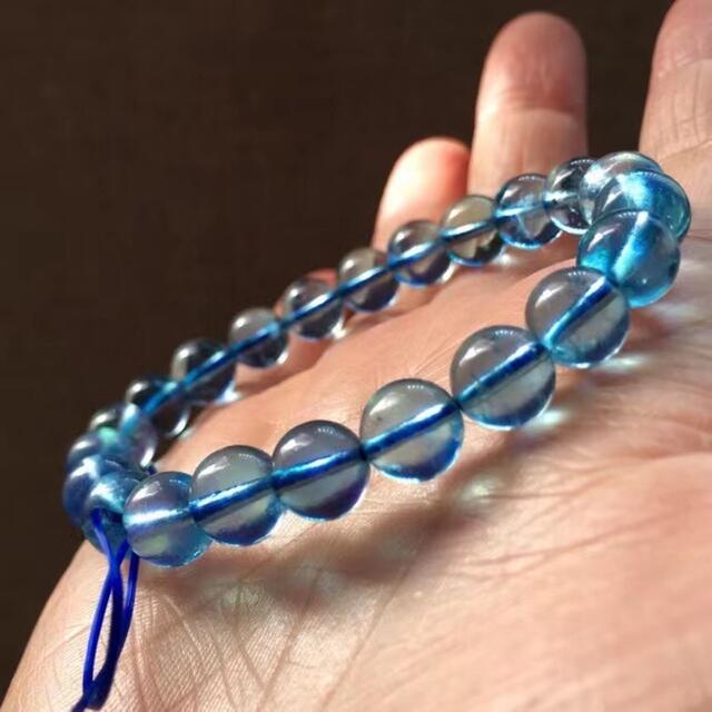 買取店舗 ⭐︎【天然】アクアマリン ブレスレット8.6mm ブレスレット