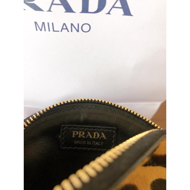 PRADA レオパード ポーチ ミニ財布