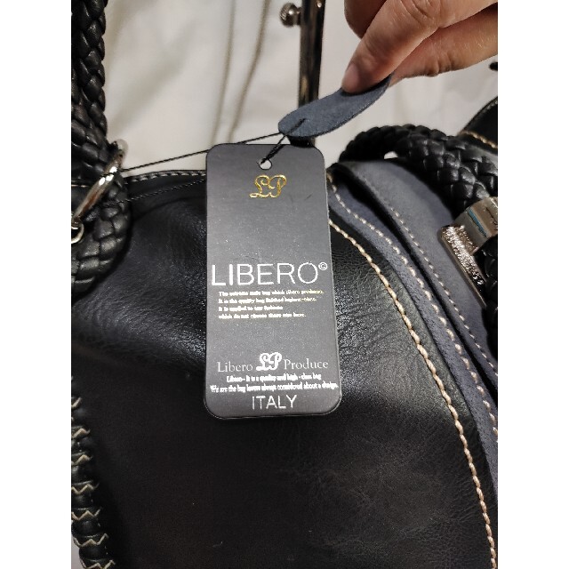 LIBERO　リベロ、本革！黒、お洒落ツーウェイバッグ レディースのバッグ(ショルダーバッグ)の商品写真