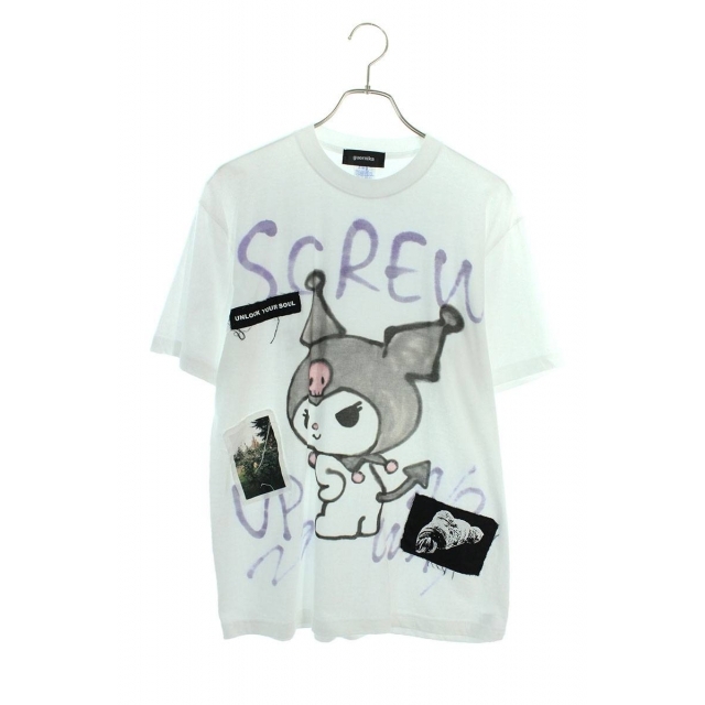 ゲルニカ/guernika ×SANRIO CHARACTERS HAND PAINTED T-SHIRT プリントTシャツ メンズ L