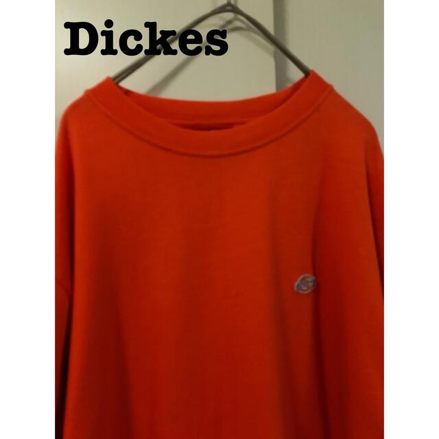 Dickies(ディッキーズ)のDickeis ディッキーズ シンプルロゴ 半袖T オレンジカラー メンズのトップス(Tシャツ/カットソー(半袖/袖なし))の商品写真