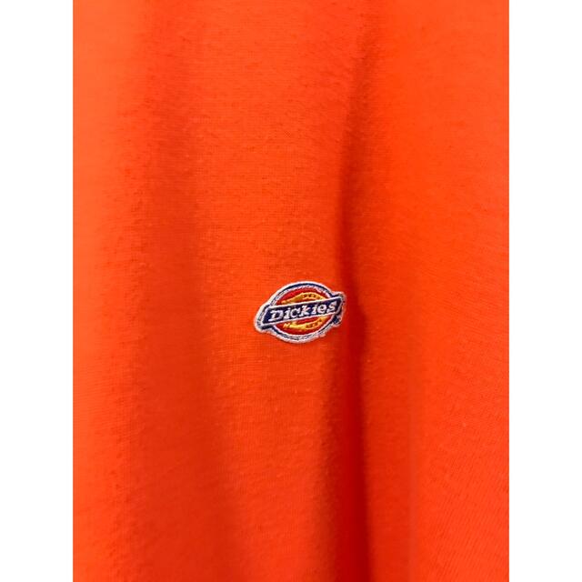 Dickies(ディッキーズ)のDickeis ディッキーズ シンプルロゴ 半袖T オレンジカラー メンズのトップス(Tシャツ/カットソー(半袖/袖なし))の商品写真