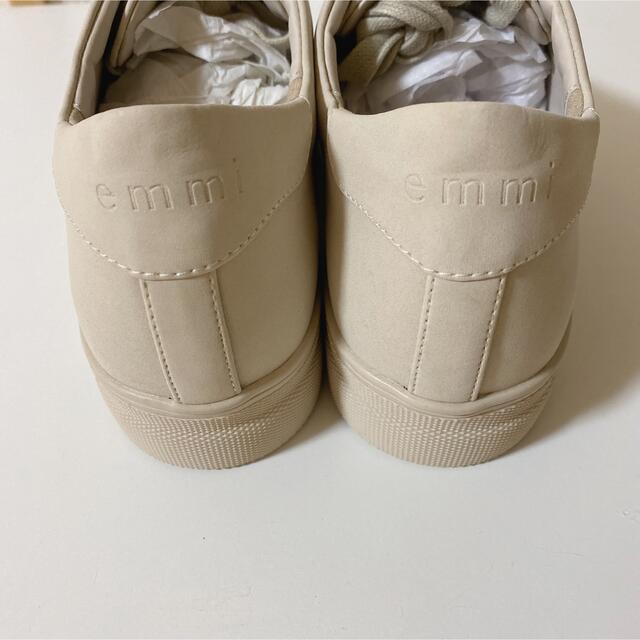 emmi(エミ)のemmi オリジナルインヒールスニーカー　23.0cm 厚底 淡色 レディースの靴/シューズ(スニーカー)の商品写真