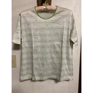 小桜さま専用品:イタリア製ペールグリーンボーダーTシャツ他1点(Tシャツ(半袖/袖なし))