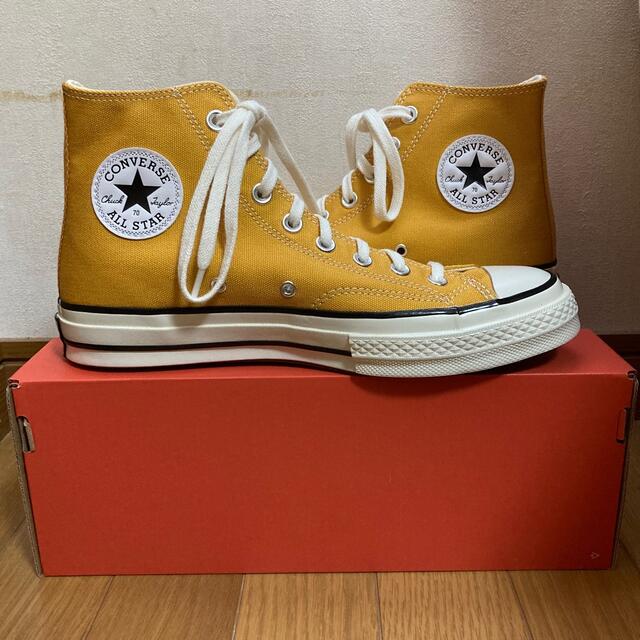 値下げ【新品 27.5cm】converse ct70 ハイカット サンフラワー