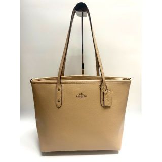 コーチ(COACH)の【未使用保管品】COACH　トートバッグ　 F57522　ベージュ　レザー(トートバッグ)