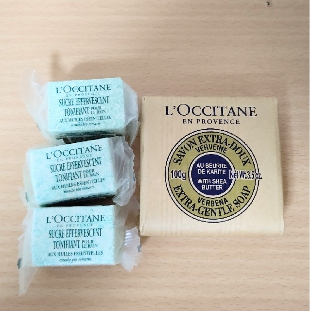 L'OCCITANE(ロクシタン)の【ruruao様専用】L'OCCITANE ①SHソープ ヴァーベナaのみ コスメ/美容のボディケア(ボディソープ/石鹸)の商品写真