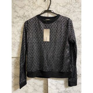 ZARA シャイニー チュール スウェット シャツ ラメ セーター ニット ザラ