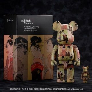 オンライン Be@rbrick 喜多川歌麿 両国橋の上下 ukiyoe ベアブリック はこちら