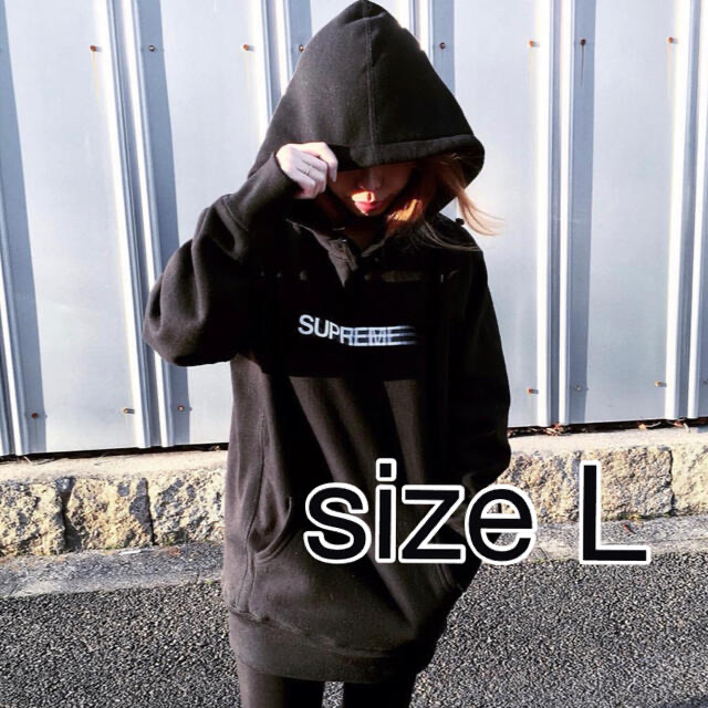 Supreme Motion Logo Hooded Sweatshirt  L