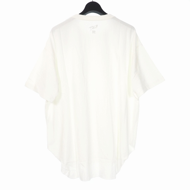 ライオット ファセッタズム 21SS ベーシック Tシャツ 半袖 M ホワイト