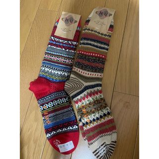 チュプ(CHUP)のchup ソックス　happysocks (22.5〜25cm)(ソックス)