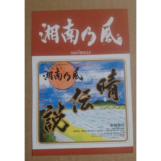 湘南乃風◆シングル「晴伝説」の非売品チラシ◆新品美品◆フライヤー エンタメ/ホビーのタレントグッズ(ミュージシャン)の商品写真