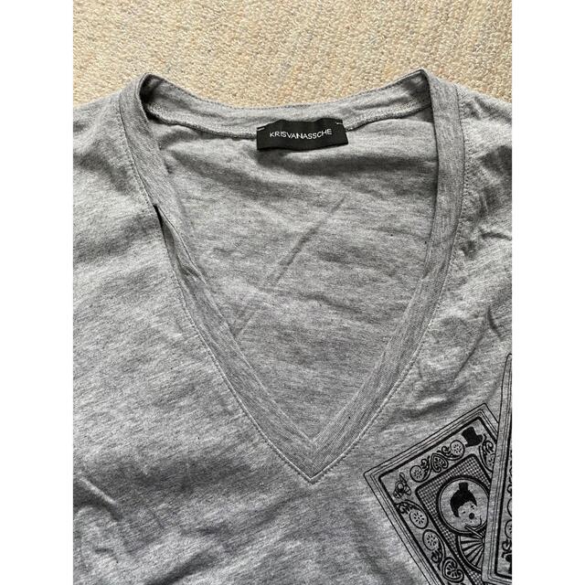 KRIS VAN ASSCHE(クリスヴァンアッシュ)のKRIS VAN ASSCHE  VネックTシャツ メンズのトップス(Tシャツ/カットソー(半袖/袖なし))の商品写真