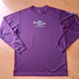 チャンピオン(Champion)のチャンピオン　パープル　ロンT　M(Tシャツ(長袖/七分))