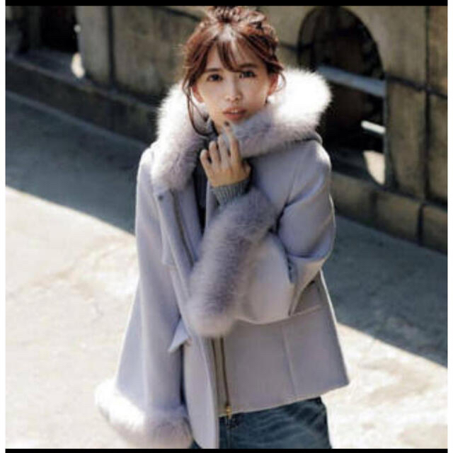 Noela♡フード付きファーショートコート bckediri.beacukai.go.id