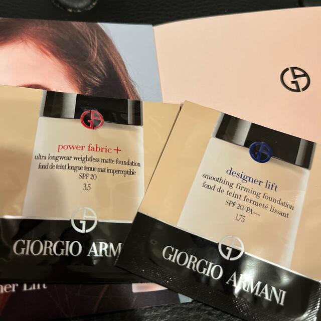 Giorgio Armani(ジョルジオアルマーニ)のジョージオアルマーニ　ファンデーション　サンプル コスメ/美容のベースメイク/化粧品(ファンデーション)の商品写真