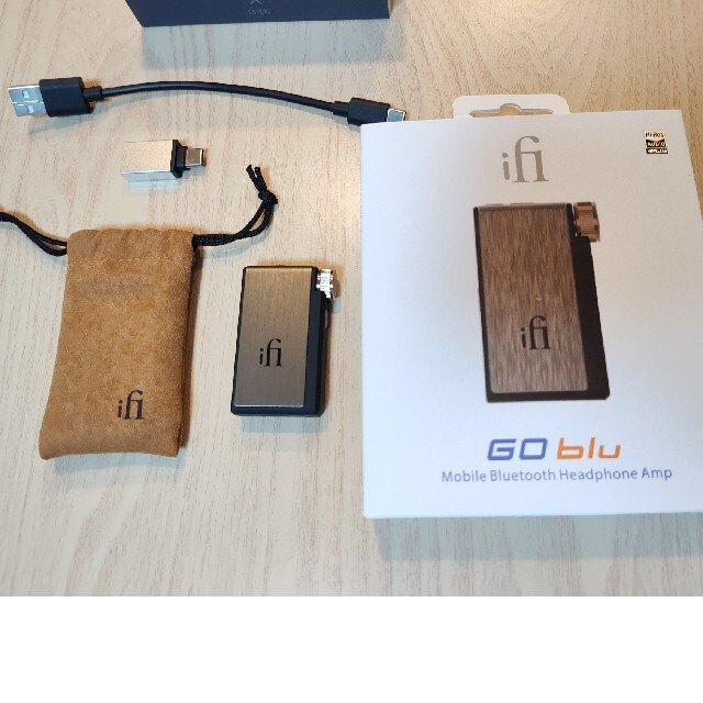 変換アダプター付　ifi audio GO blu ヘッドホンアンプ