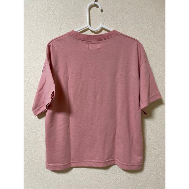 EDWIN(エドウィン)のEDWIN ピンク半袖Tシャツ 120cm キッズ/ベビー/マタニティのキッズ服男の子用(90cm~)(Tシャツ/カットソー)の商品写真