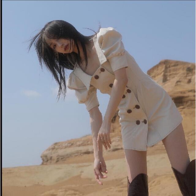 バブルス Melt the lady ペタル ジャケット ワンピース シルエット