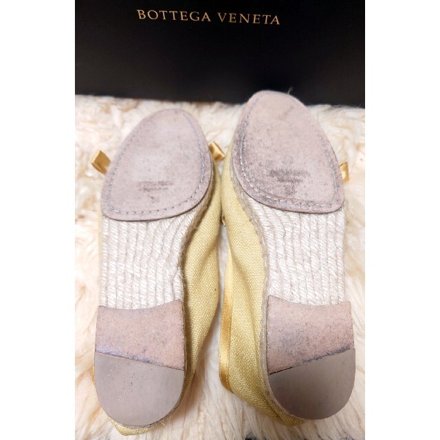 ボッテガヴェネタ BOTTEGA VENETA　エスパドリーユ　マスタードカラー 3