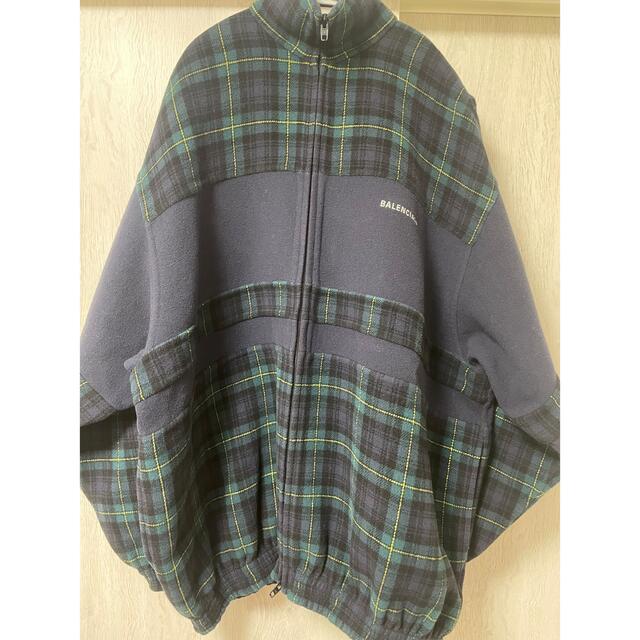 Balenciaga ジップチェック フリース 2