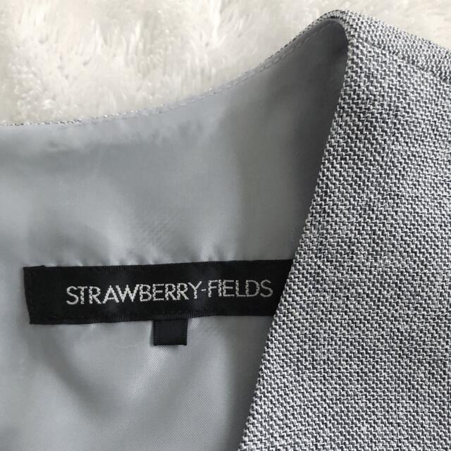 STRAWBERRY-FIELDS(ストロベリーフィールズ)の☆えめ様専用☆STRAWBERRY-FIELDS 　バイカラーワンピース レディースのワンピース(ひざ丈ワンピース)の商品写真