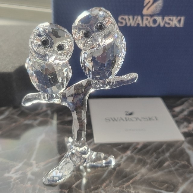 SWAROVSKI - 専用 : スワロフスキー『フクロウの赤ちゃん』箱付き 美品
