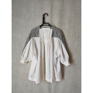 2237 サカイ sacai トップス 【2】 ニット ドッキング グレー