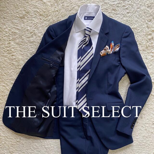 THE SUIT COMPANY(スーツカンパニー)のSuit select 92A5 M位　セットアップ　スーツ　ネイビー メンズのスーツ(セットアップ)の商品写真